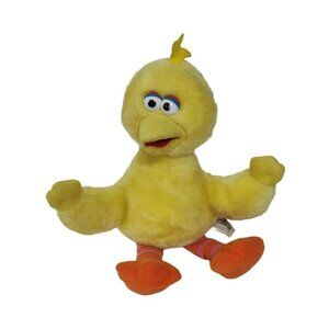 Nanco Sesame Street Big Bird Plush Stuffed Animal Toy Yellow Ages 3 and Up FLAWS